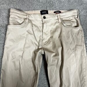 34 Heritage Chino Pants Means 40x34 Courage Mid-Rise Straight Leg Tan Beige